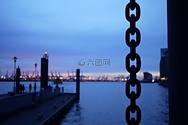 漢堡,端口,易北河