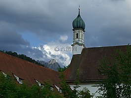 山,säuling,光