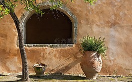 rethymno,修道院,希腊