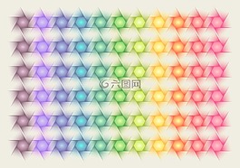 背景,多彩,多邊形