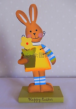 復(fù)活節(jié),復(fù)活節(jié)兔子,holzfigur