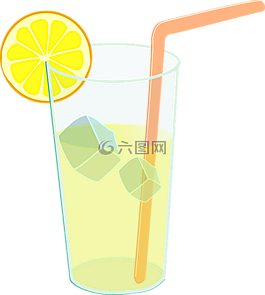 檸檬水,玻璃,玻璃
