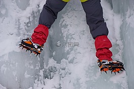 登山,阿爾卑斯山,冰