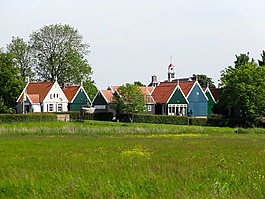 middelbuurt,schokland島,村