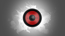 揚聲器,框,音樂