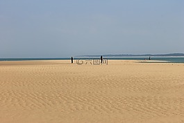 海,假日,海灘
