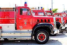 消防,車輛,展覽