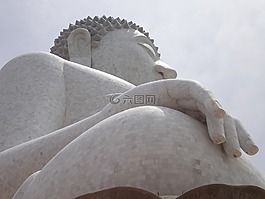 佛,雕像,宗教
