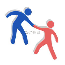 幫助,手,孤立