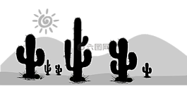 仙人掌,沙漠,植物区系