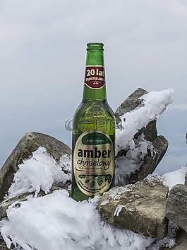 酒精,广告,山