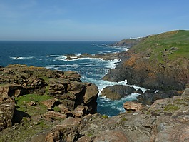 海岸,懸崖,海