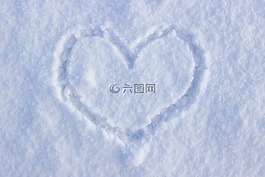 心臟,雪,愛情