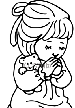 祈禱,兒童,嬰兒