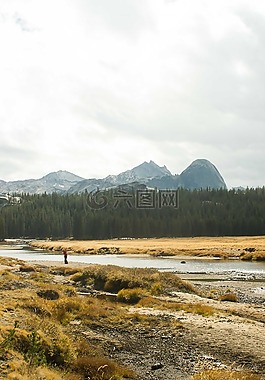 優(yōu)勝美地,大教堂,河