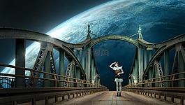 幻想,橋,行星