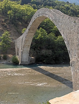橋,自然,河