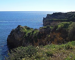 阿尔加维,葡萄牙,岩