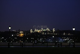 夜,城堡,旅游