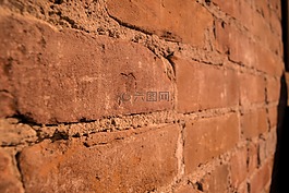 墻上,nu,磚
