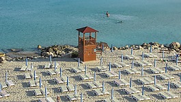 塞浦路斯,konnos海灣,海灘
