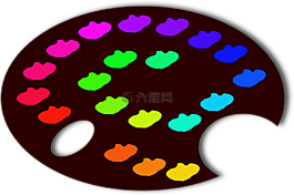 样品板,调色板,艺术