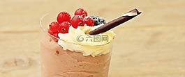 甜點,巧克力冰淇淋,甜