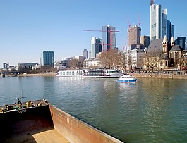 法蘭克福,天際線,mainhattan