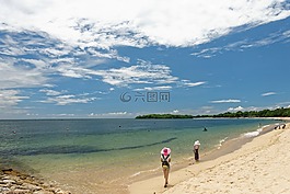藍天,白云,大海