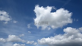 天空,云,蓬松
