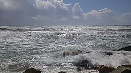 海灘,地中海,旅游