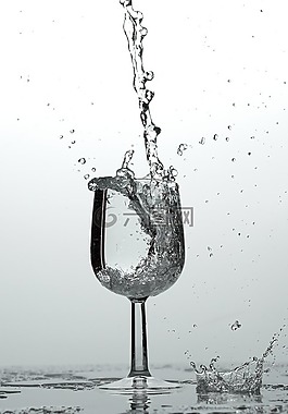 玻璃,水,喝