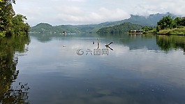 begnas湖,尼泊爾,湖