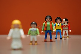 playmobil,男孩,揮舞著