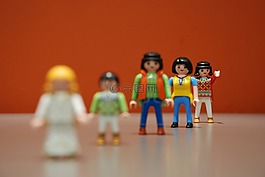 playmobil,男孩,揮舞著