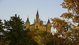 hohenzollern 城堡,城堡,施瓦本白蛋白