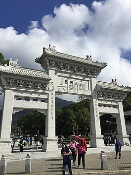 hong 港,文化的村莊,昂坪