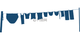 曬衣繩,衣服,干