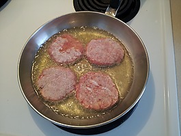油炸鍋,肉餅,美味