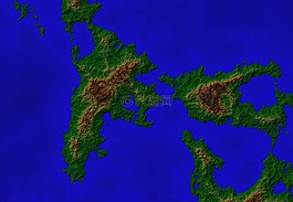 地圖,分形,挖
