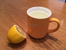 檸檬茶,冷,健康