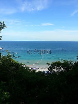 海,泰國,海灘