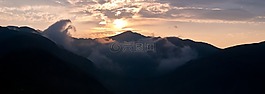 云,山,高峰