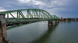 橋,邊界,河
