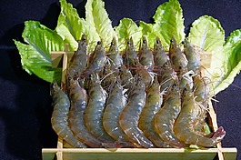 特級白蝦,白蝦,蔬菜