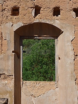 窗口,廢墟,被遺棄