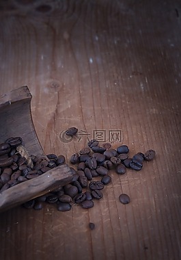 咖啡,咖啡豆,烤