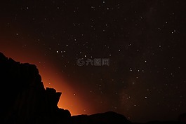 夜,星星,天空