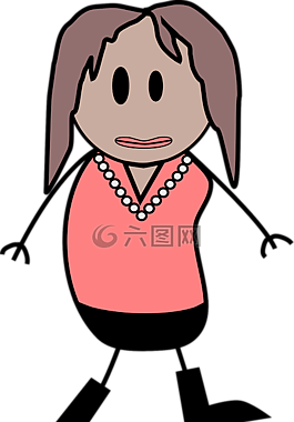 女子,人,項(xiàng)鏈