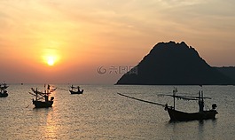 泰國,海港,海邊